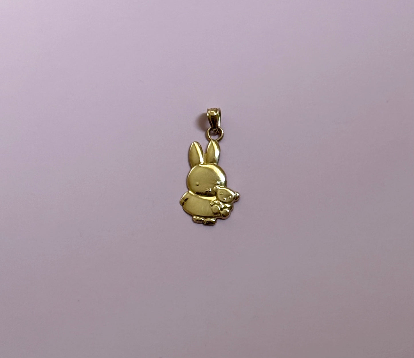 14k Miffy + Boris Pendant