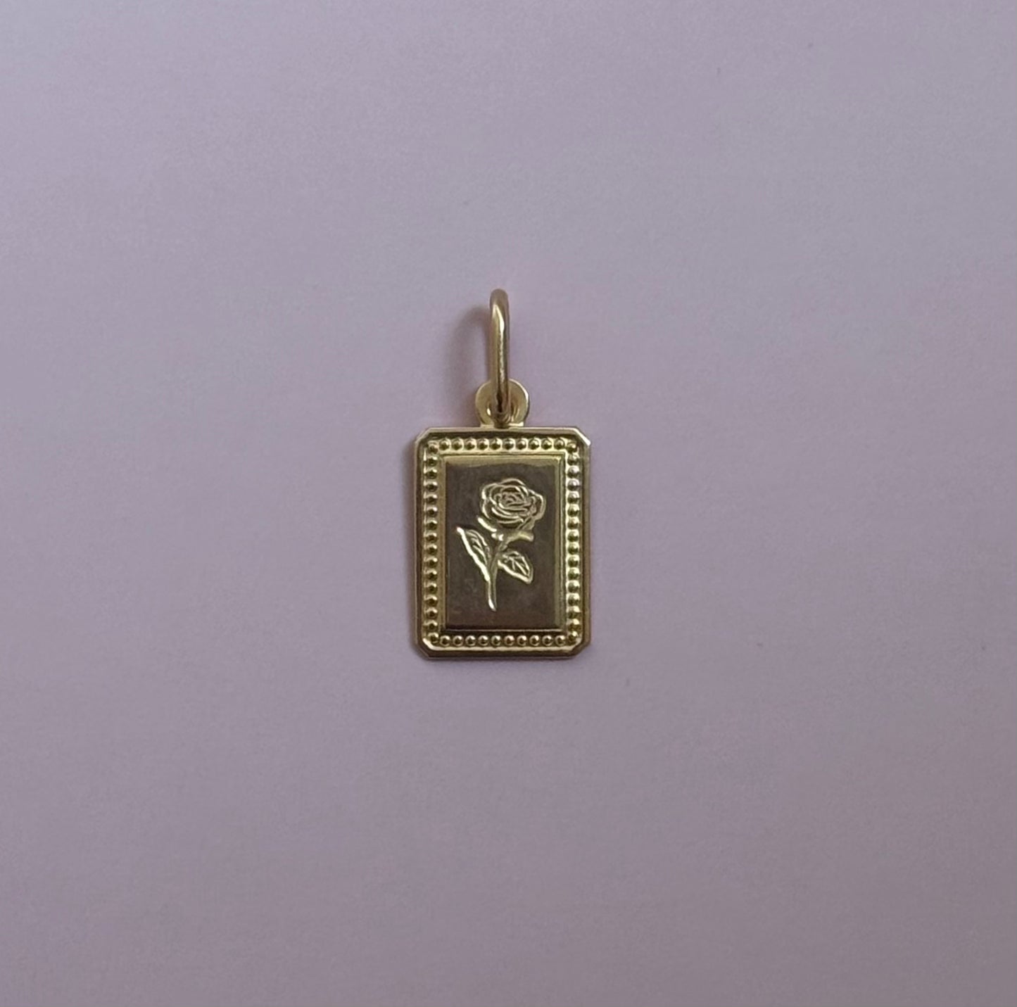 14k Rose Pendant