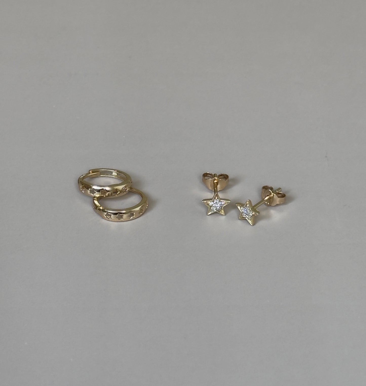 14k Star Earrings
