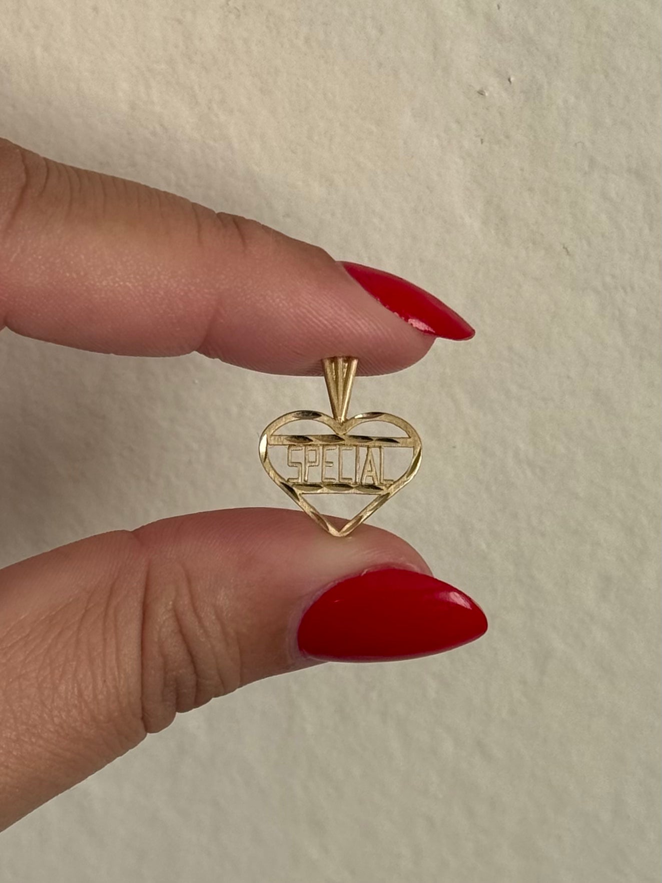 Vintage 14k Special Heart Pendant