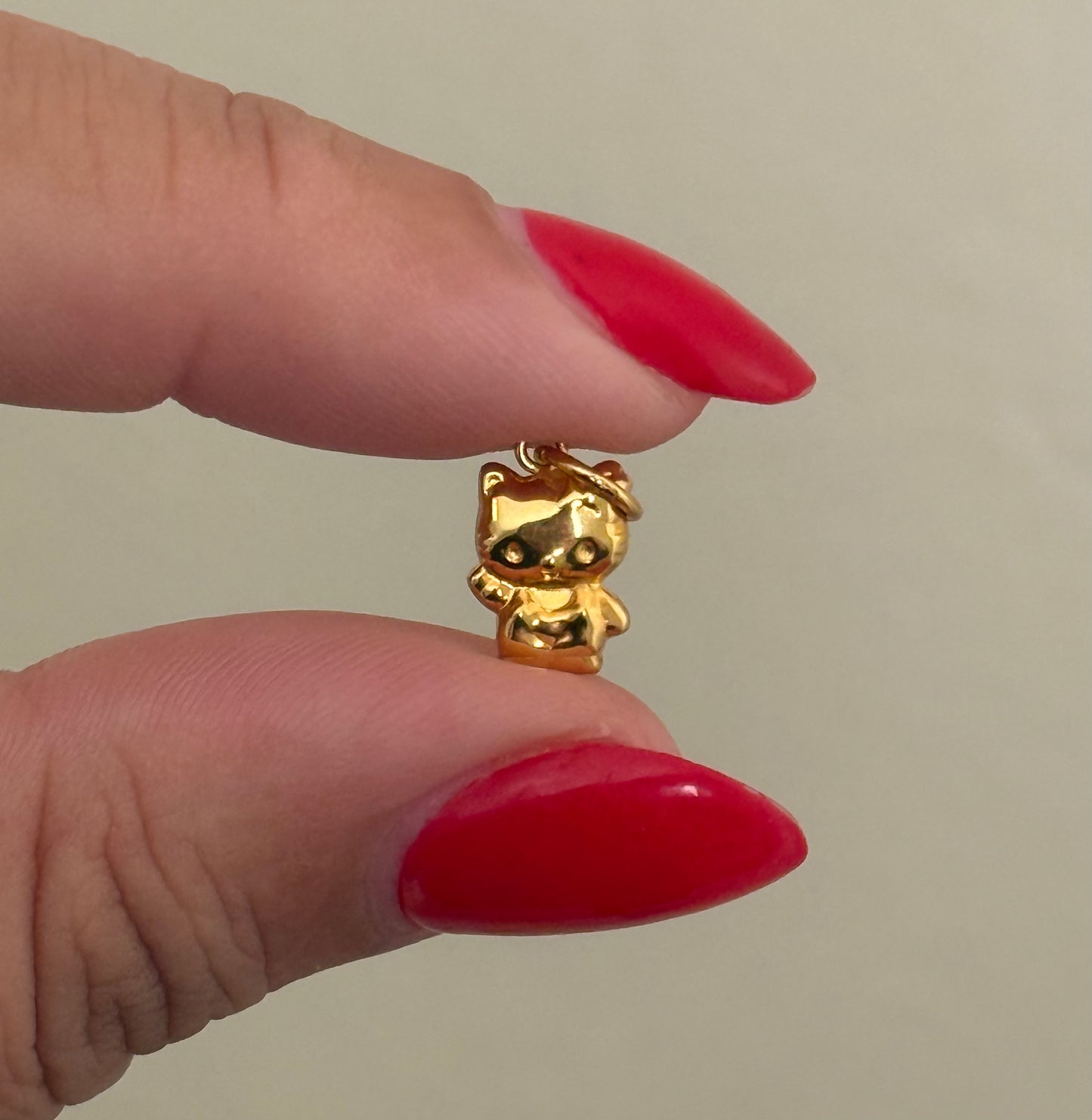 18k Puffy HK Pendant