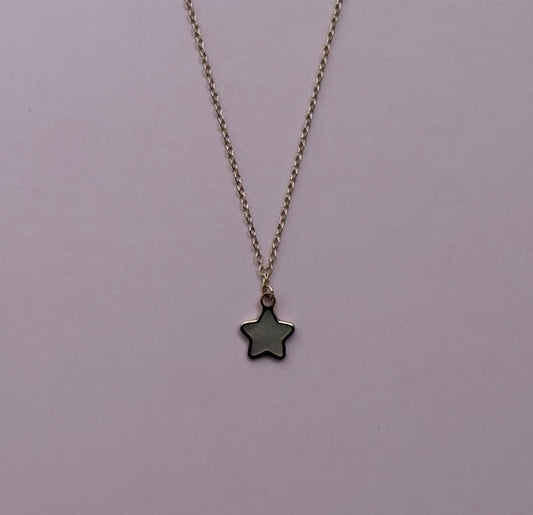 14k Mother Of Pearl Star Chain