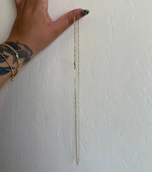 14k Figaro Chain