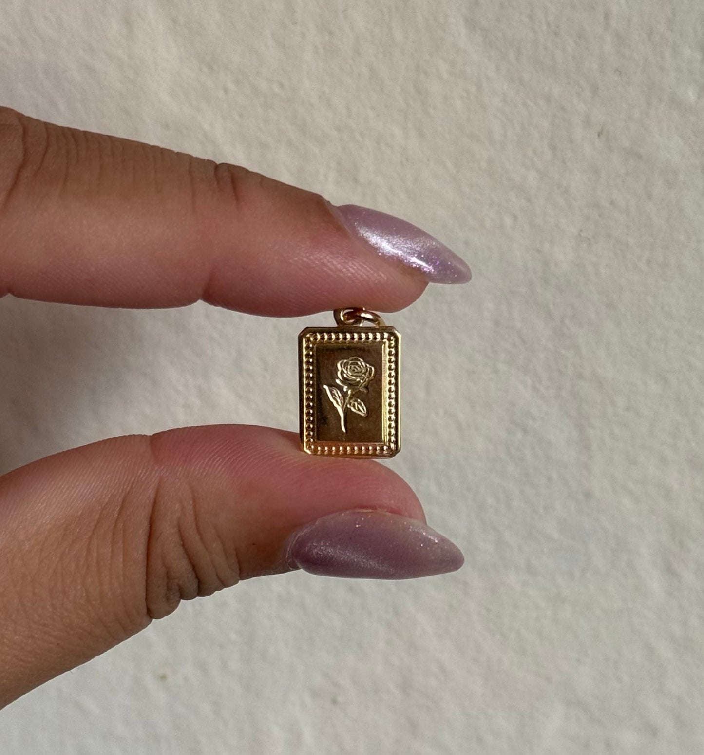 14k Rose Pendant