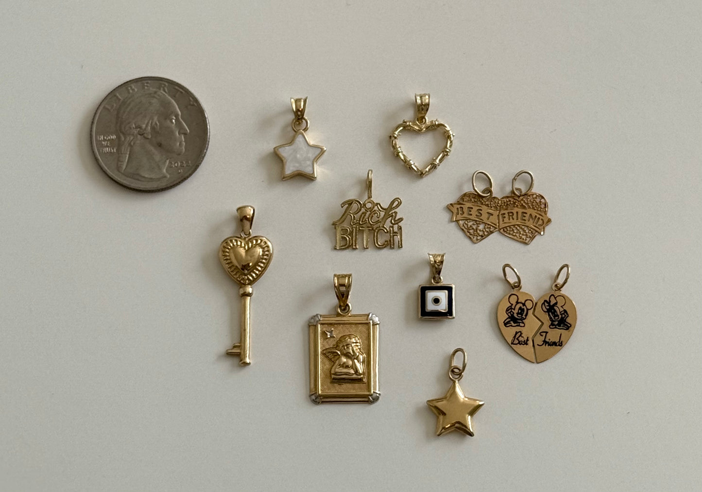 14k + 10k Pendants