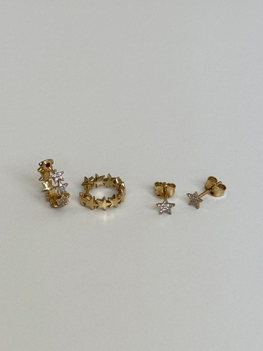 14k Diamond Earrings