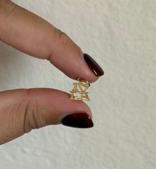 14k I <3 LA Pendants