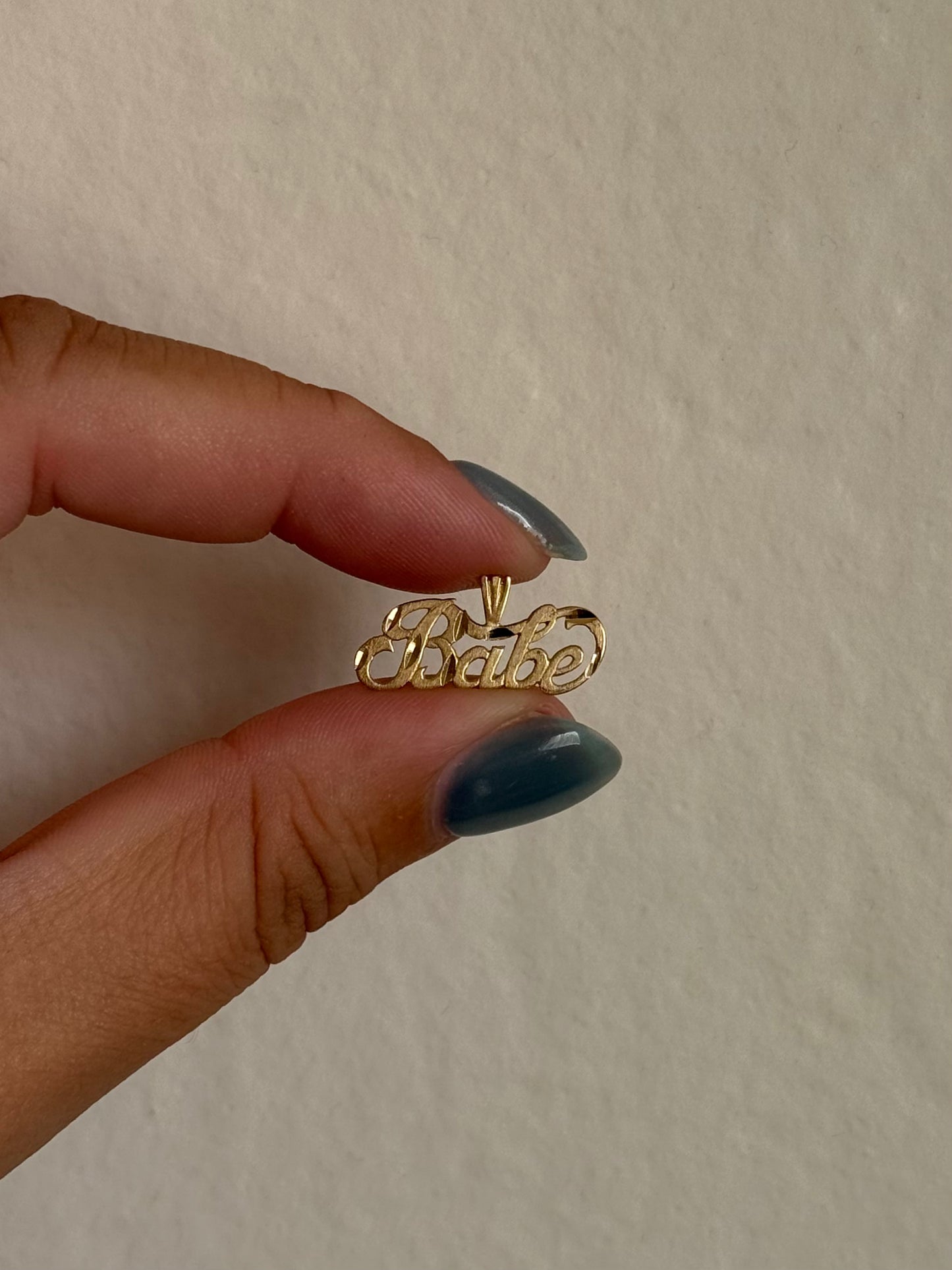 Vintage 14k Babe Pendant