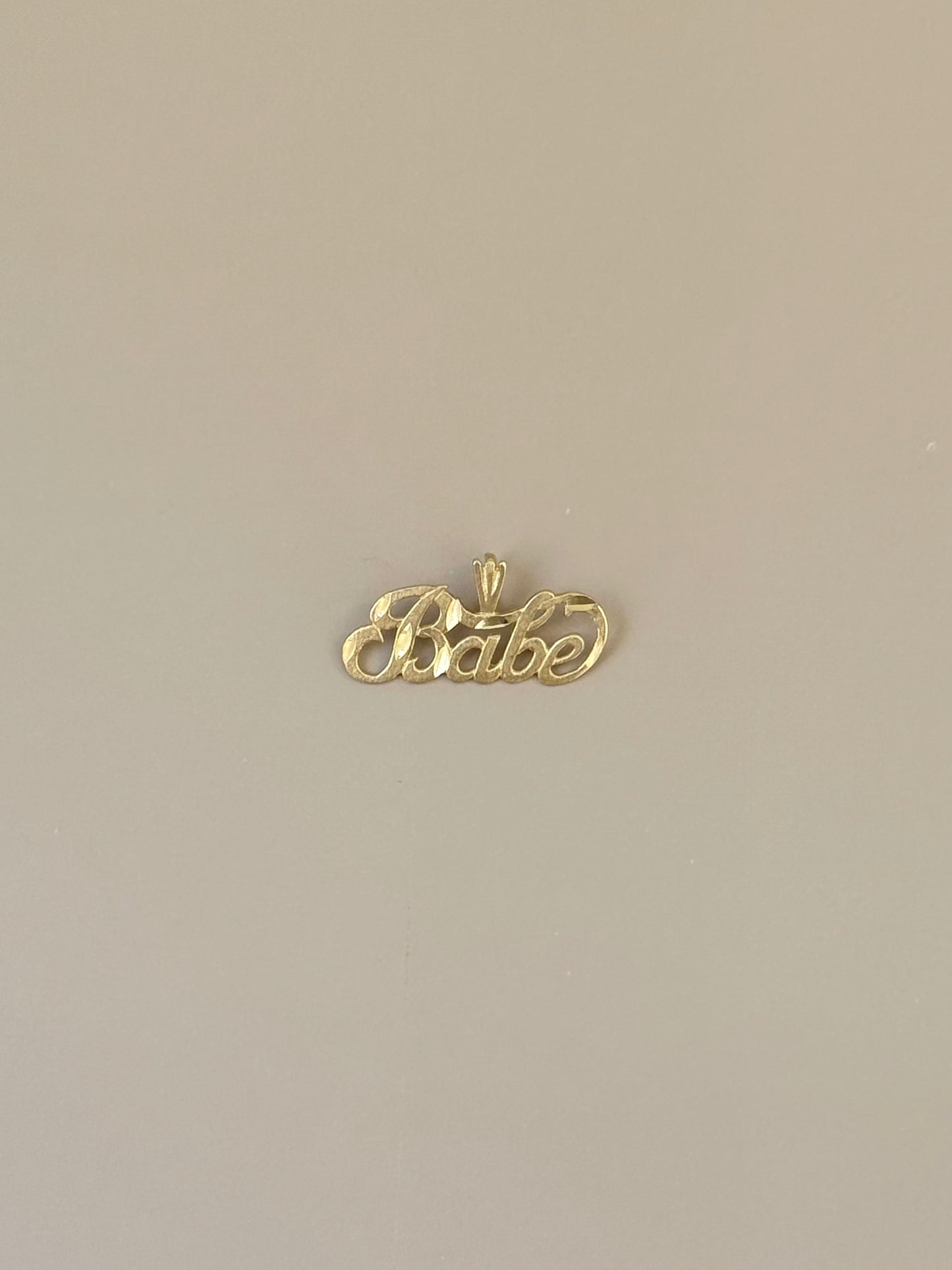 Vintage 14k Babe Pendant