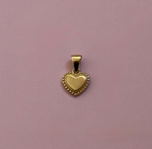 14k Heart Pendant