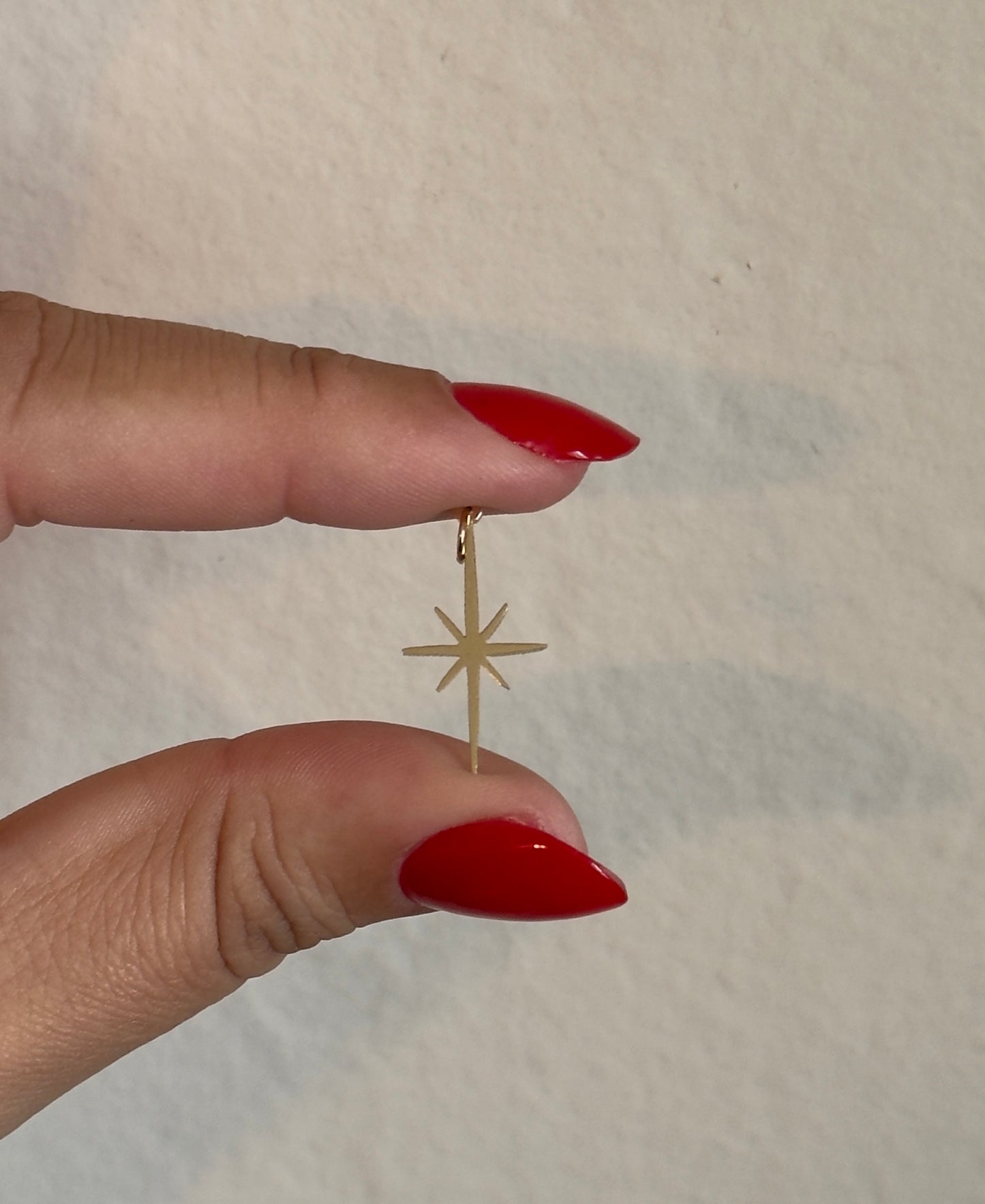 14k North Star Pendant