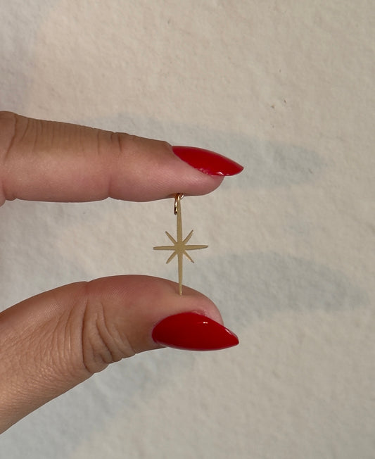 14k North Star Pendant