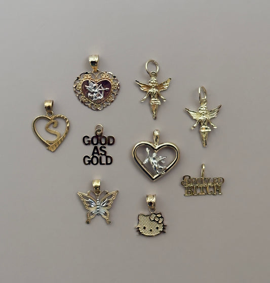 10k + 14k Pendants