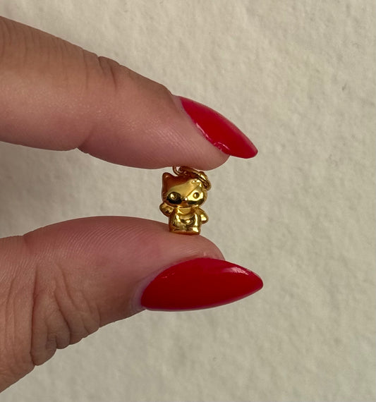 18k Puffy HK Pendant
