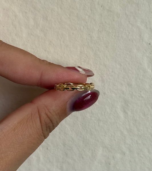 14k Biker Chain Ring